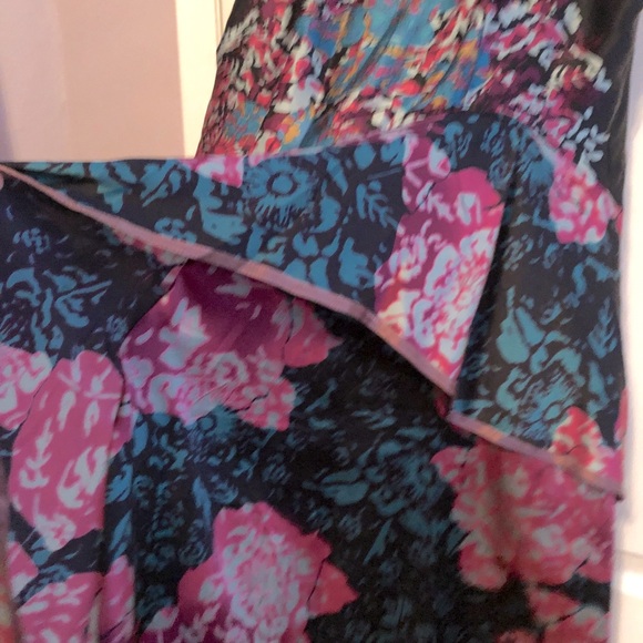 100 % Silk dress Nanette Lepore an absolutely fabulous sleeveless dress sz 12 - Picture 4 of 9